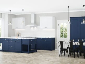 Quelle couleur avec cuisine bleue ?