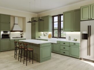 Quelle crédence pour cuisine vert sauge ?