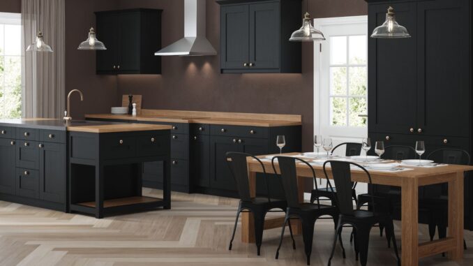 Quelle couleur de crédence pour une cuisine noire ?